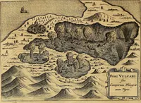 Picture 110 of 319 from Mundus subterraneus, in XII libros digestus : qvo divinum subterrestris mundi opificium, mira ergasteriorum naturae in eo distributio, verbo [pantamorphon] Protei regnum, universae denique naturae majestas & divitiae summa rerum varietate exponuntur, abditorum effectuum causae acri indagine inquistae demonstrantur, cognitae per artis & naturae conjugium ad humanae vitae necessarium usum vario experimentorum apparata, necnon novo modo & ratione applicantur. Ad Alexandrum VII. pont. opt. max. (1678), leaf 251