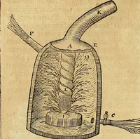 Picture 115 of 319 from Mundus subterraneus, in XII libros digestus : qvo divinum subterrestris mundi opificium, mira ergasteriorum naturae in eo distributio, verbo [pantamorphon] Protei regnum, universae denique naturae majestas & divitiae summa rerum varietate exponuntur, abditorum effectuum causae acri indagine inquistae demonstrantur, cognitae per artis & naturae conjugium ad humanae vitae necessarium usum vario experimentorum apparata, necnon novo modo & ratione applicantur. Ad Alexandrum VII. pont. opt. max. (1678), leaf 283