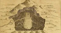 An illustration from Mundus subterraneus, in XII libros digestus : qvo divinum subterrestris mundi opificium, mira ergasteriorum naturae in eo distributio, verbo [pantamorphon] Protei regnum, universae denique naturae majestas & divitiae summa rerum varietate exponuntur, abditorum effectuum causae acri indagine inquistae demonstrantur, cognitae per artis & naturae conjugium ad humanae vitae necessarium usum vario experimentorum apparata, necnon novo modo & ratione applicantur. Ad Alexandrum VII. pont. opt. max. (1678)