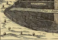 An illustration from Mundus subterraneus, in XII libros digestus : qvo divinum subterrestris mundi opificium, mira ergasteriorum naturae in eo distributio, verbo [pantamorphon] Protei regnum, universae denique naturae majestas & divitiae summa rerum varietate exponuntur, abditorum effectuum causae acri indagine inquistae demonstrantur, cognitae per artis & naturae conjugium ad humanae vitae necessarium usum vario experimentorum apparata, necnon novo modo & ratione applicantur. Ad Alexandrum VII. pont. opt. max. (1678)
