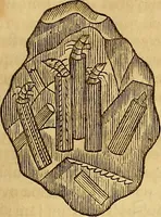 Picture 267 of 319 from Mundus subterraneus, in XII libros digestus : qvo divinum subterrestris mundi opificium, mira ergasteriorum naturae in eo distributio, verbo [pantamorphon] Protei regnum, universae denique naturae majestas & divitiae summa rerum varietate exponuntur, abditorum effectuum causae acri indagine inquistae demonstrantur, cognitae per artis & naturae conjugium ad humanae vitae necessarium usum vario experimentorum apparata, necnon novo modo & ratione applicantur. Ad Alexandrum VII. pont. opt. max. (1678), leaf 830