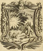 An illustration from Mundus symbolicus, in emblematum universitate formatus, explicatus, et tam sacris, quàm profanis eruditionibus ac sententiis illustratus : subministrans oratoribus, praedicatoribus, academicis, poetis &c. innumera conceptuum argumenta (1687)