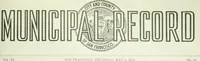 An illustration from Municipal record (1908)
