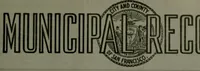An illustration from Municipal record (1908)