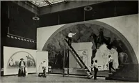 An illustration from Mural painting in America; the Scammon lectures, delivered before the Art institute of Chicago, March, 1912, and since greatly enlarged, by Edwin Howland Blashfield; (1913)