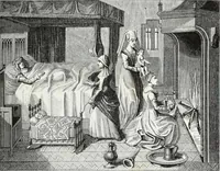 An illustration from Mœurs, usages et costumes au moyen âge : et à l'époque de la renaissance (1874)