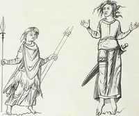 An illustration from Mœurs, usages et costumes au moyen âge : et à l'époque de la renaissance (1874)