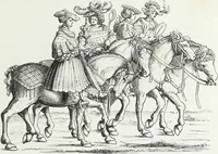 An illustration from Mœurs, usages et costumes au moyen âge : et à l'époque de la renaissance (1874)