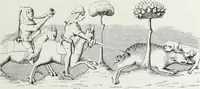 An illustration from Mœurs, usages et costumes au moyen âge : et à l'époque de la renaissance (1874)