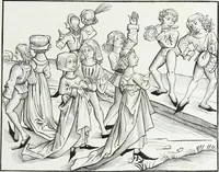 An illustration from Mœurs, usages et costumes au moyen âge : et à l'époque de la renaissance (1874)