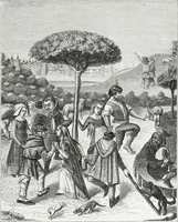 Picture 180 of 388 from Mœurs, usages et costumes au moyen âge : et à l'époque de la renaissance (1874), leaf 290