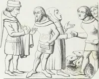 An illustration from Mœurs, usages et costumes au moyen âge : et à l'époque de la renaissance (1874)