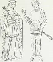 An illustration from Mœurs, usages et costumes au moyen âge : et à l'époque de la renaissance (1874)