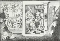 An illustration from Mœurs, usages et costumes au moyen âge : et à l'époque de la renaissance (1874)