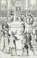 An illustration from Mœurs, usages et costumes au moyen âge : et à l'époque de la renaissance (1874)
