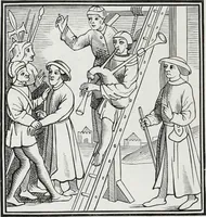 An illustration from Mœurs, usages et costumes au moyen âge : et à l'époque de la renaissance (1874)
