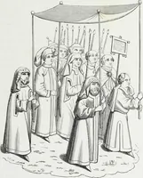 An illustration from Mœurs, usages et costumes au moyen âge : et à l'époque de la renaissance (1874)