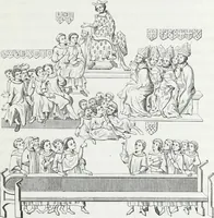 An illustration from Mœurs, usages et costumes au moyen âge : et à l'époque de la renaissance (1874)