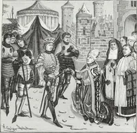 An illustration from Mœurs, usages et costumes au moyen âge : et à l'époque de la renaissance (1874)