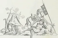 An illustration from Mœurs, usages et costumes au moyen âge : et à l'époque de la renaissance (1874)