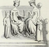 An illustration from Mœurs, usages et costumes au moyen âge et à l'époque de la renaissance (1872)