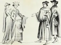 An illustration from Mœurs, usages et costumes au moyen âge et à l'époque de la renaissance (1872)
