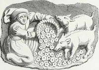 An illustration from Mœurs, usages et costumes au moyen âge et à l'époque de la renaissance (1872)