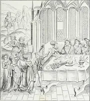 An illustration from Mœurs, usages et costumes au moyen âge et à l'époque de la renaissance (1872)