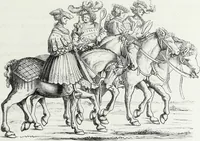An illustration from Mœurs, usages et costumes au moyen âge et à l'époque de la renaissance (1872)
