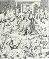 An illustration from Mœurs, usages et costumes au moyen âge et à l'époque de la renaissance (1872)
