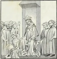 An illustration from Mœurs, usages et costumes au moyen âge et à l'époque de la renaissance (1872)