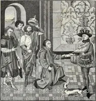 An illustration from Mœurs, usages et costumes au moyen âge et à l'époque de la renaissance (1872)