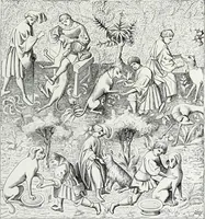 An illustration from Mœurs, usages et costumes au moyen âge et à l'époque de la renaissance (1872)