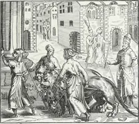 An illustration from Mœurs, usages et costumes au moyen âge et à l'époque de la renaissance (1872)