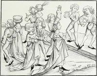 An illustration from Mœurs, usages et costumes au moyen âge et à l'époque de la renaissance (1872)