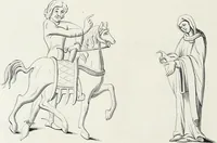An illustration from Mœurs, usages et costumes au moyen âge et à l'époque de la renaissance (1872)