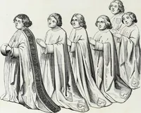 An illustration from Mœurs, usages et costumes au moyen âge et à l'époque de la renaissance (1872)