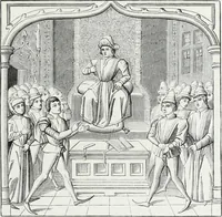An illustration from Mœurs, usages et costumes au moyen âge et à l'époque de la renaissance (1872)
