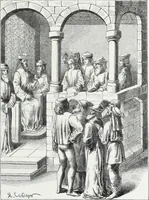 An illustration from Mœurs, usages et costumes au moyen âge et à l'époque de la renaissance (1872)