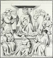 An illustration from Mœurs, usages et costumes au moyen âge et à l'époque de la renaissance (1872)
