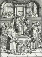 An illustration from Mœurs, usages et costumes au moyen âge et à l'époque de la renaissance (1872)