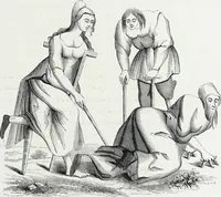 An illustration from Mœurs, usages et costumes au moyen âge et à l'époque de la renaissance (1872)