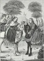 An illustration from Mœurs, usages et costumes au moyen âge et à l'époque de la renaissance (1872)