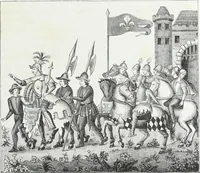 An illustration from Mœurs, usages et costumes au moyen âge et à l'époque de la renaissance (1872)