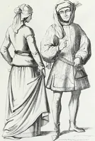 An illustration from Mœurs, usages et costumes au moyen âge et à l'époque de la renaissance (1872)