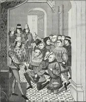 An illustration from Mœurs, usages et costumes au moyen âge et à l'époque de la renaissance (1872)