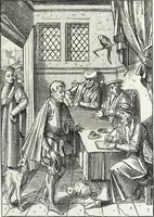 An illustration from Mœurs, usages et costumes au moyen âge et à l'époque de la renaissance (1872)