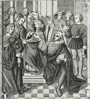 An illustration from Mœurs, usages et costumes au moyen âge et à l'époque de la renaissance (1872)