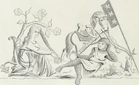 An illustration from Mœurs, usages et costumes au moyen âge et à l'époque de la renaissance (1872)