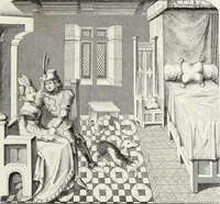 An illustration from Mœurs, usages et costumes au moyen âge et à l'époque de la renaissance (1872)